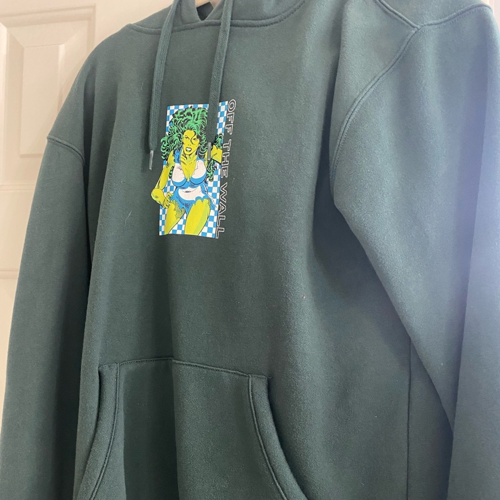 Green vans she hulk hoodie